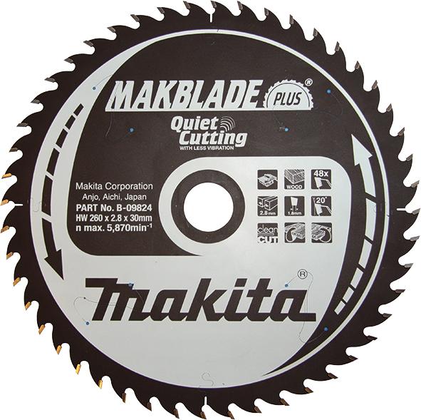 Makita Kotoučová Pila 260x30mm 48-ZUBŮ B-33495
