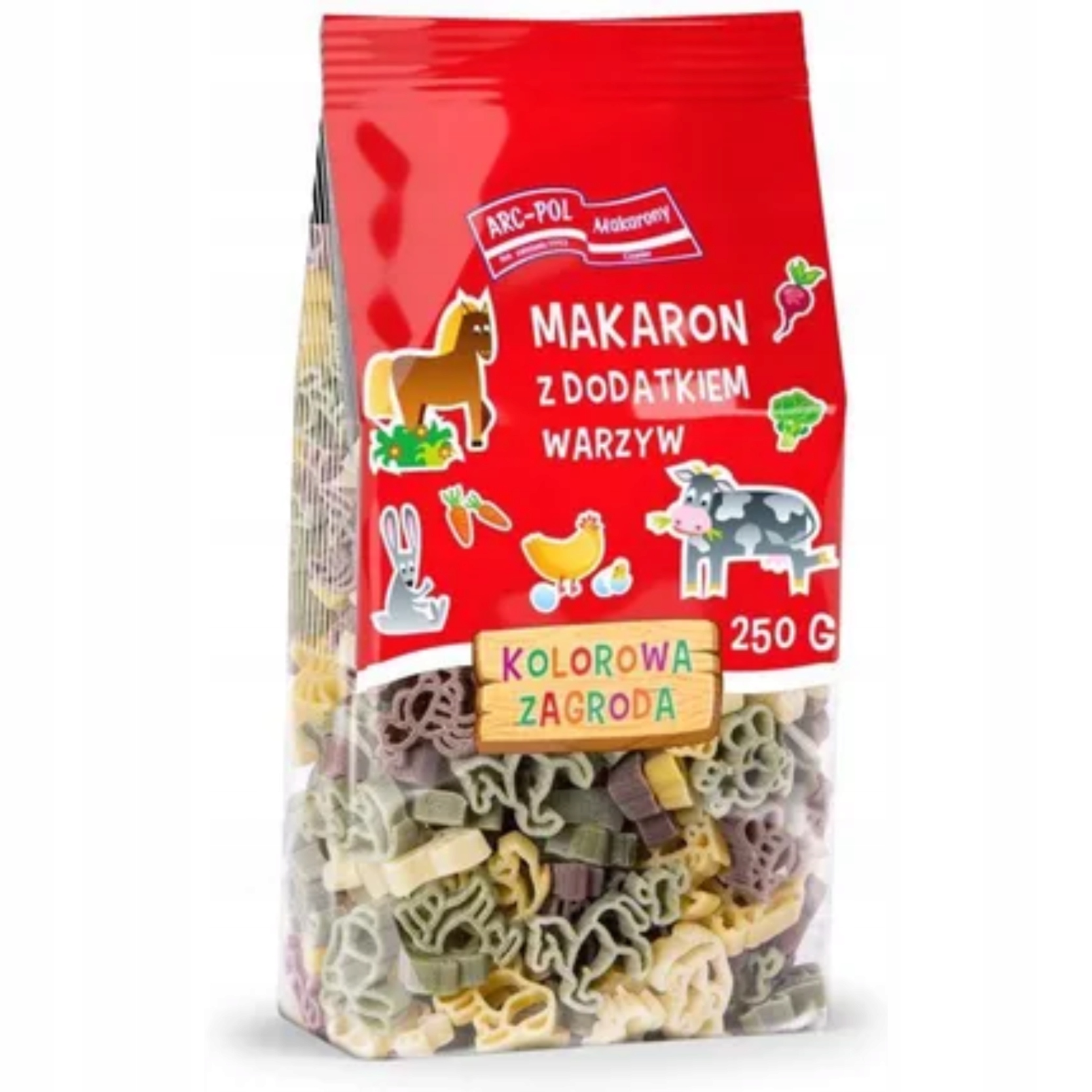 Levně 13x Arc- Pol Animal Těstoviny se zeleniny 250g