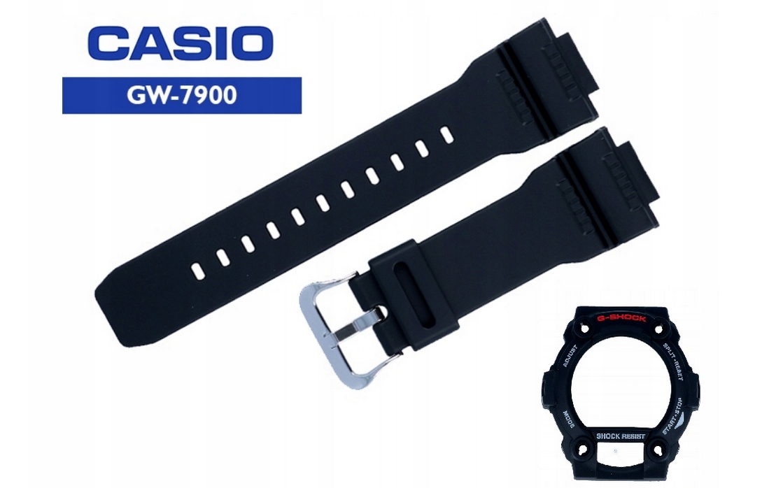Sada Bezel A Pásek Casio G-7900 Černý G-shock Originál