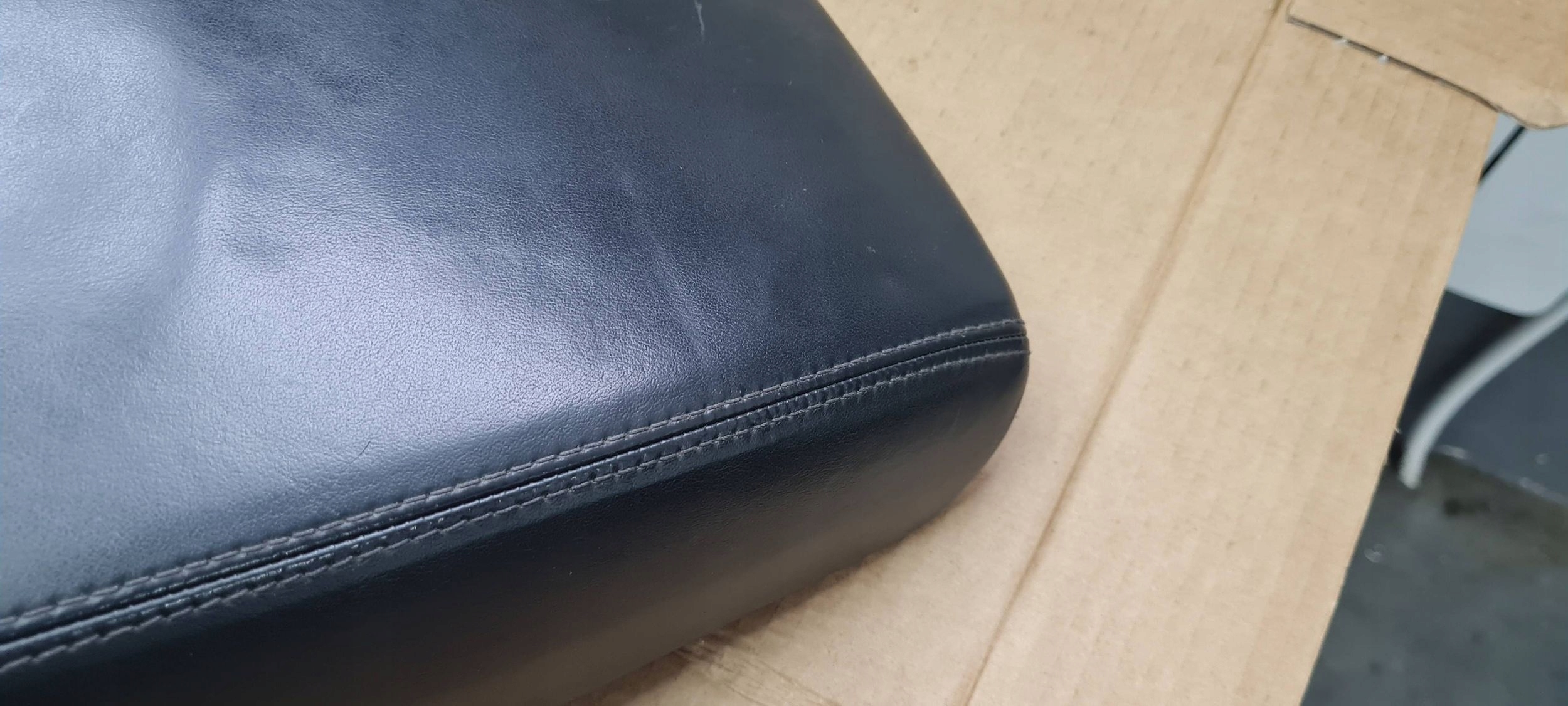 A7 4G armrest central leather SKORZANY SLINE black A6 C7 4G