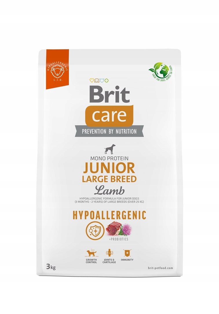 Levně Brit Care Hypoallergenic Junior Large Breed Lamb – suché krmivo pro psy – 3