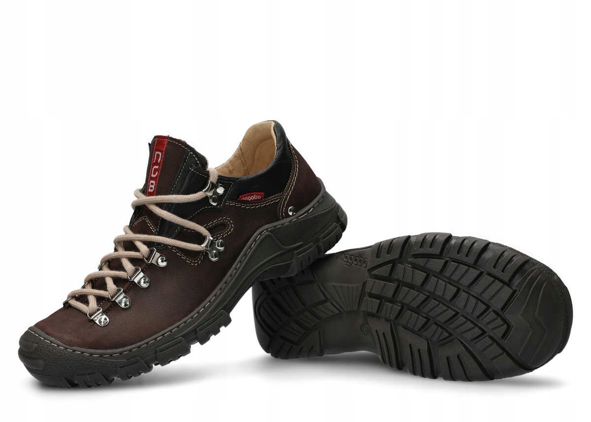 NAGABA 055 BRĄZ - TREKKING MĘSKI - ROZMIAR 44 Wzór dominujący bez wzoru