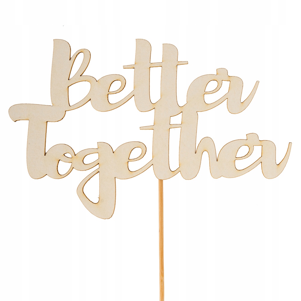 

Topper Na Tort Weselny Beermata Better Together