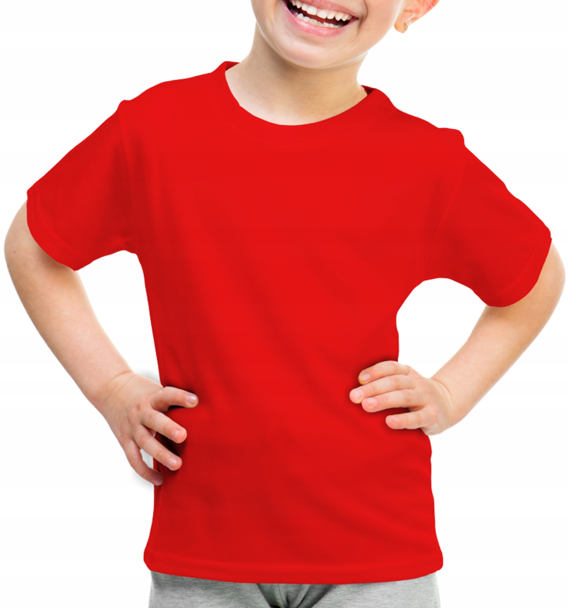 

T-shirt Koszulka Bluzka Dziecięca Czerwona S