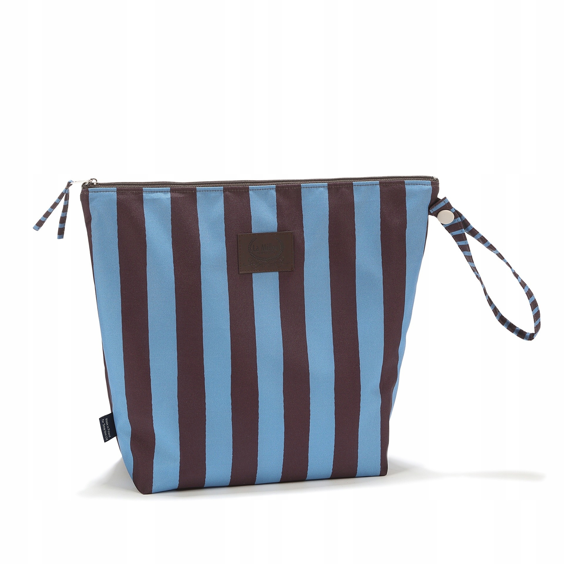 La Millou Kosmetyczka wodoodporna Stripes Blue XL