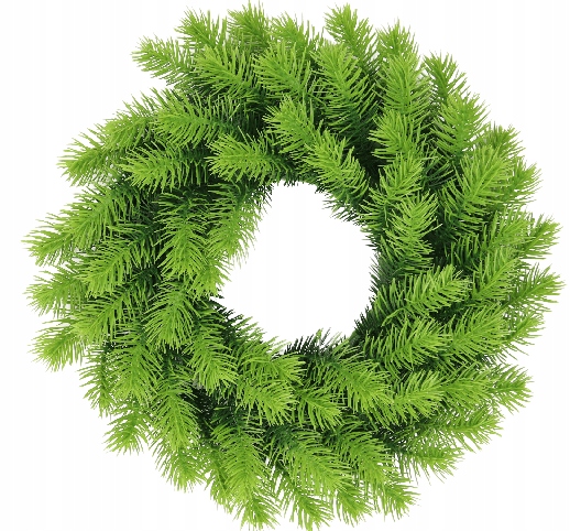 

Wianek świerkowy do dekoracji zielony 30cm