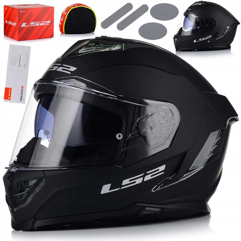 Motocyklová Prilba LS2 FF818 Storm III Čierna Matná Pinlock Blenda