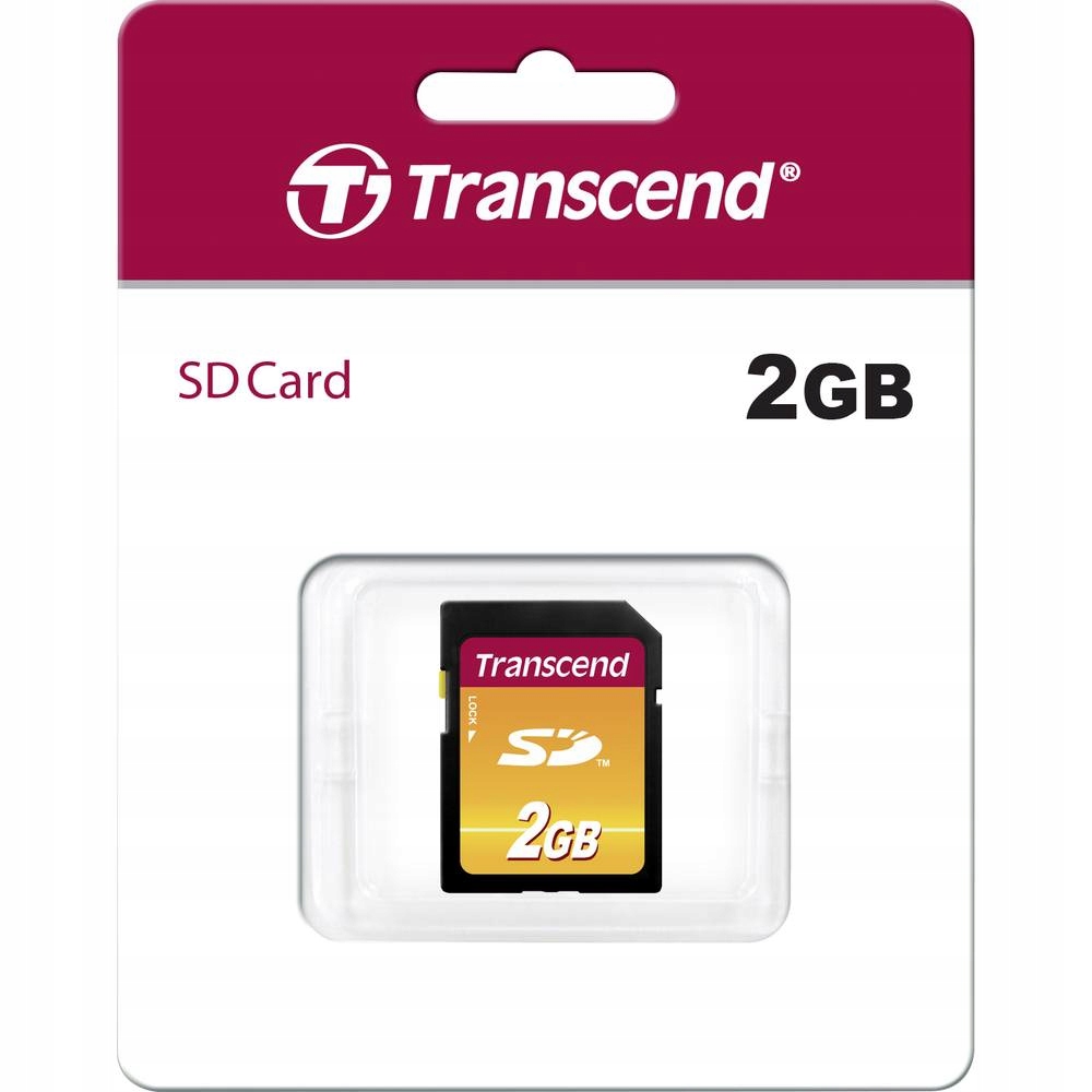 Transcend markowa karta pamięci Sd 2GB do starszych urządzeń nie Sdhc