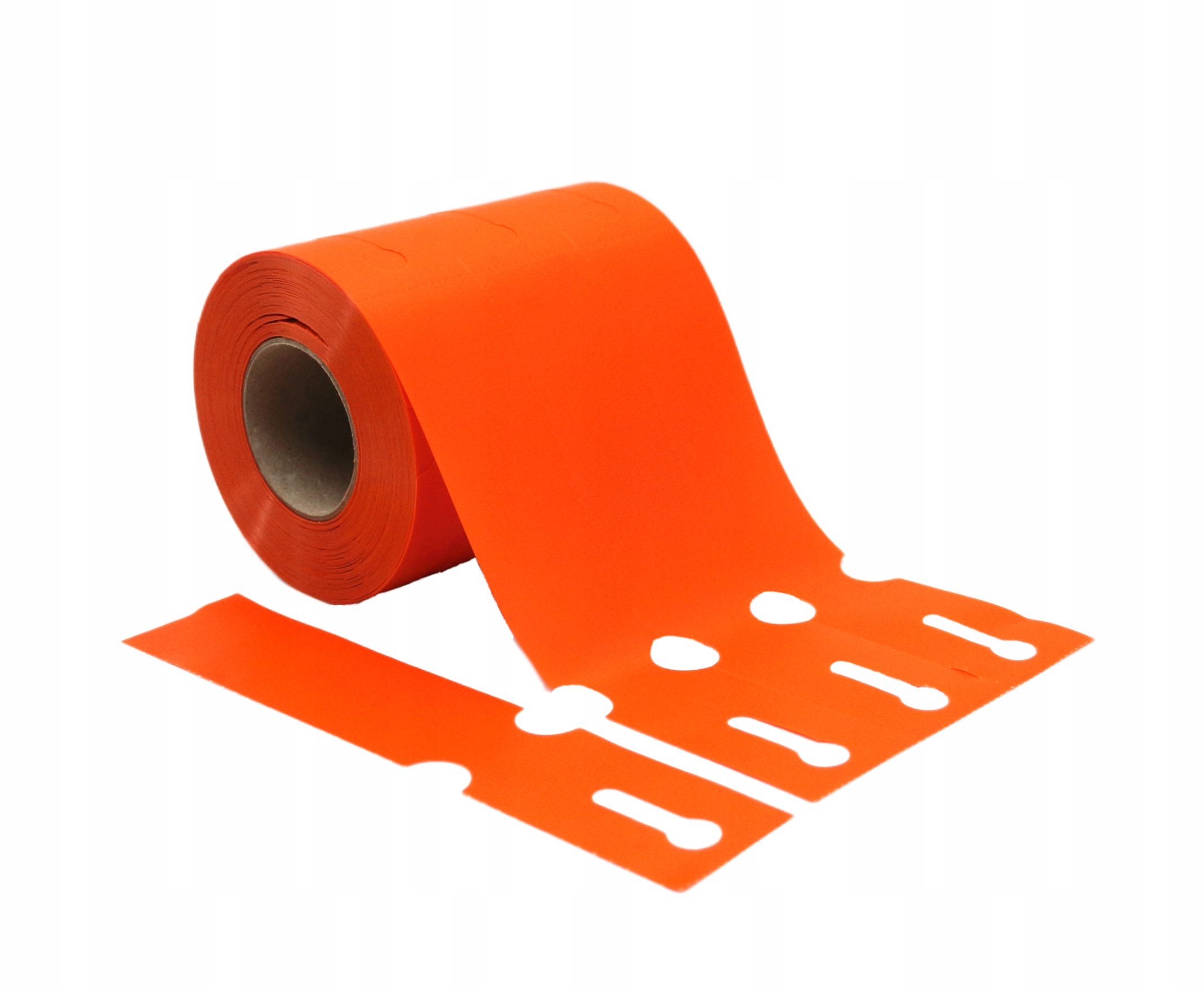 Smyčkové zahradnické/sadové etikety Oranžové 163,5x33 mm (33x163,5)