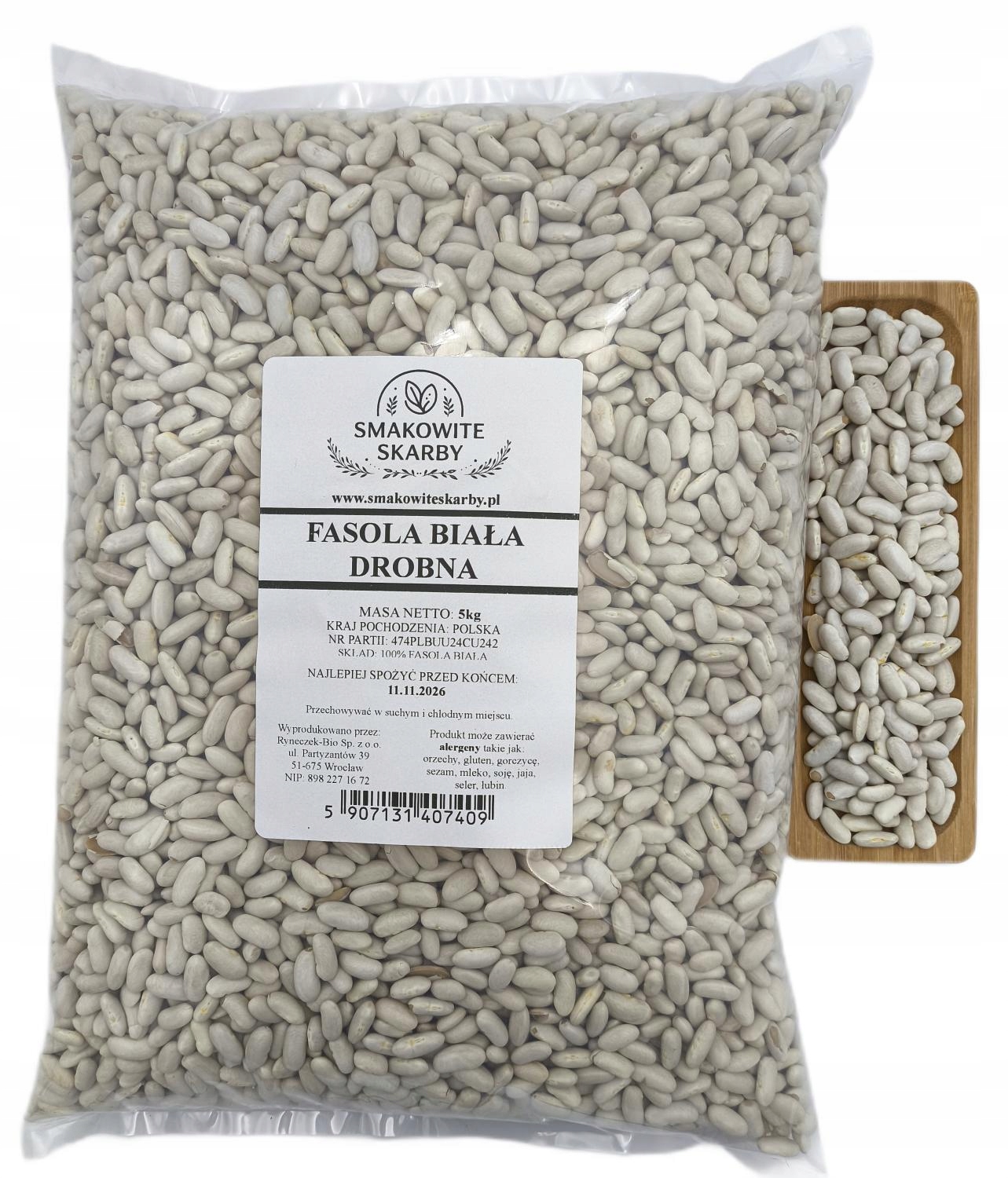 Fazole Bílá Jemná 5 kg Polská přírodní Velkoobchod Gastronomie