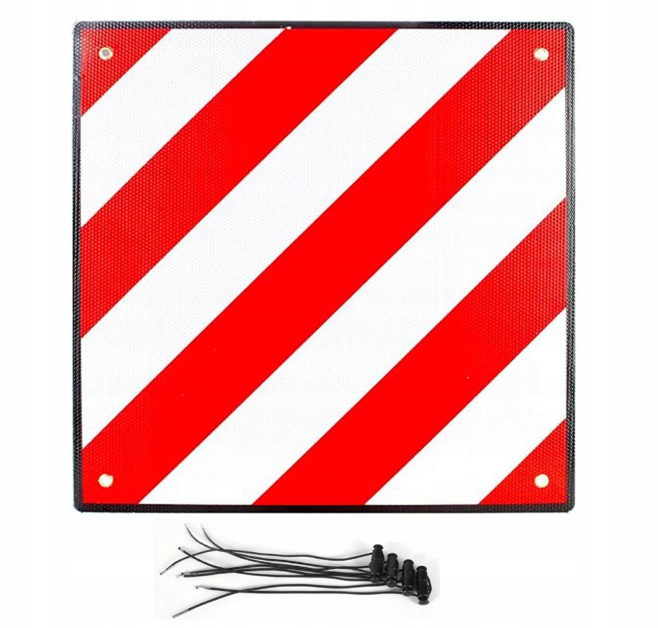 Výstražná tabule na nosič zavazadel Itálie Španělsko obytný vůz 50x50 cm (0.8 mm)