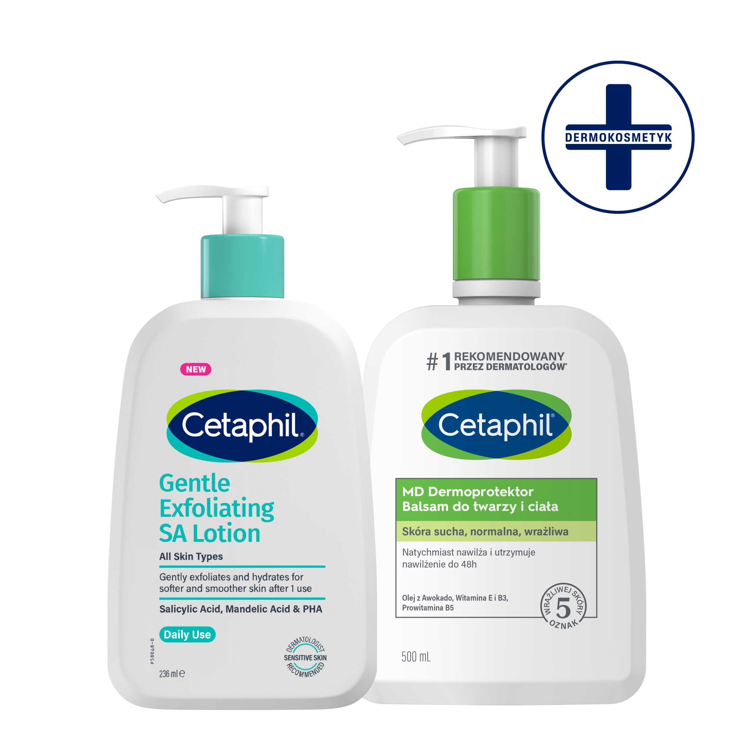 Cetaphil Łagodny Złuszczający Balsam z Kwasem Salicylowym Sa MD 500 ml