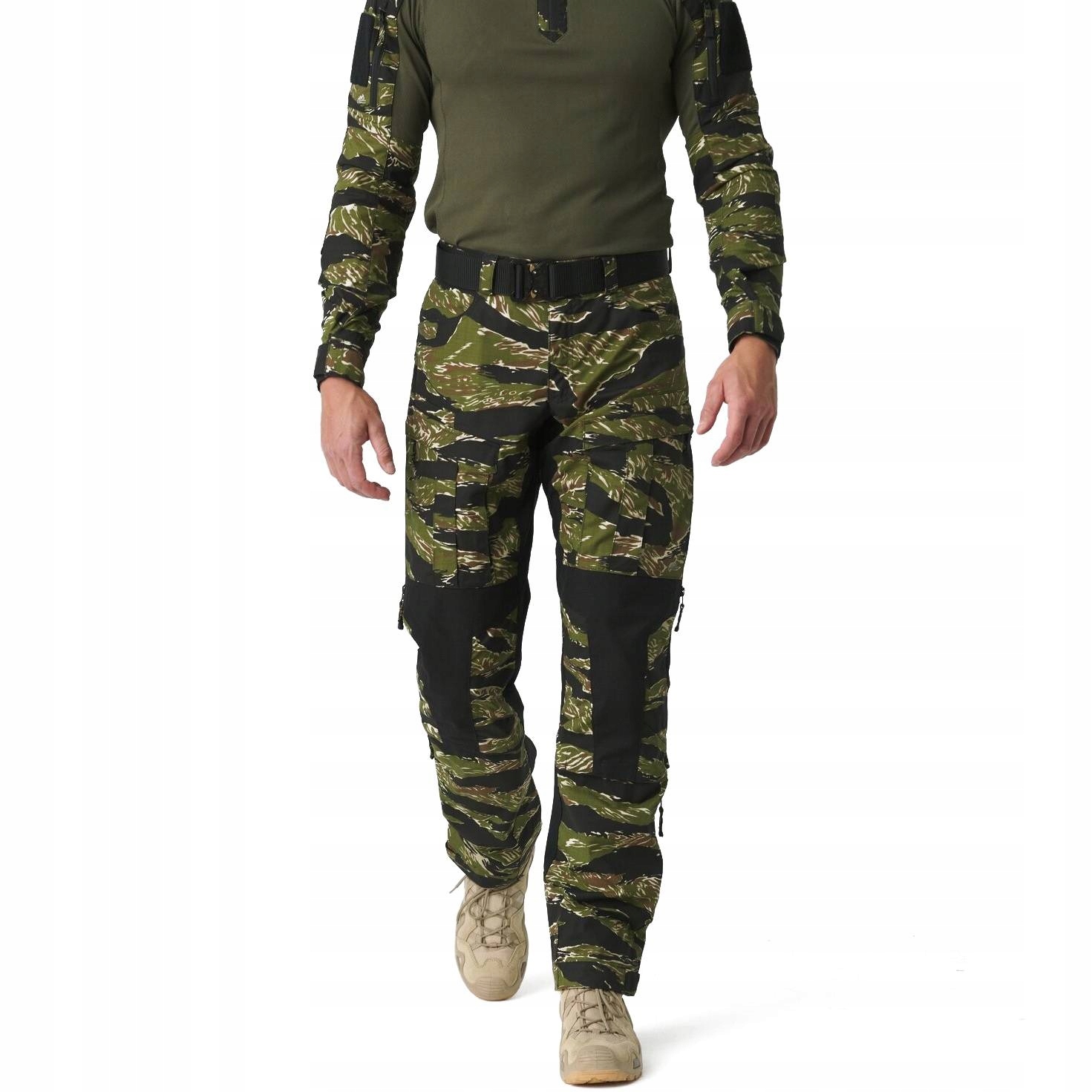 Vojenské kalhoty Helikon Mcdu Tiger Stripe/Černé vel. L