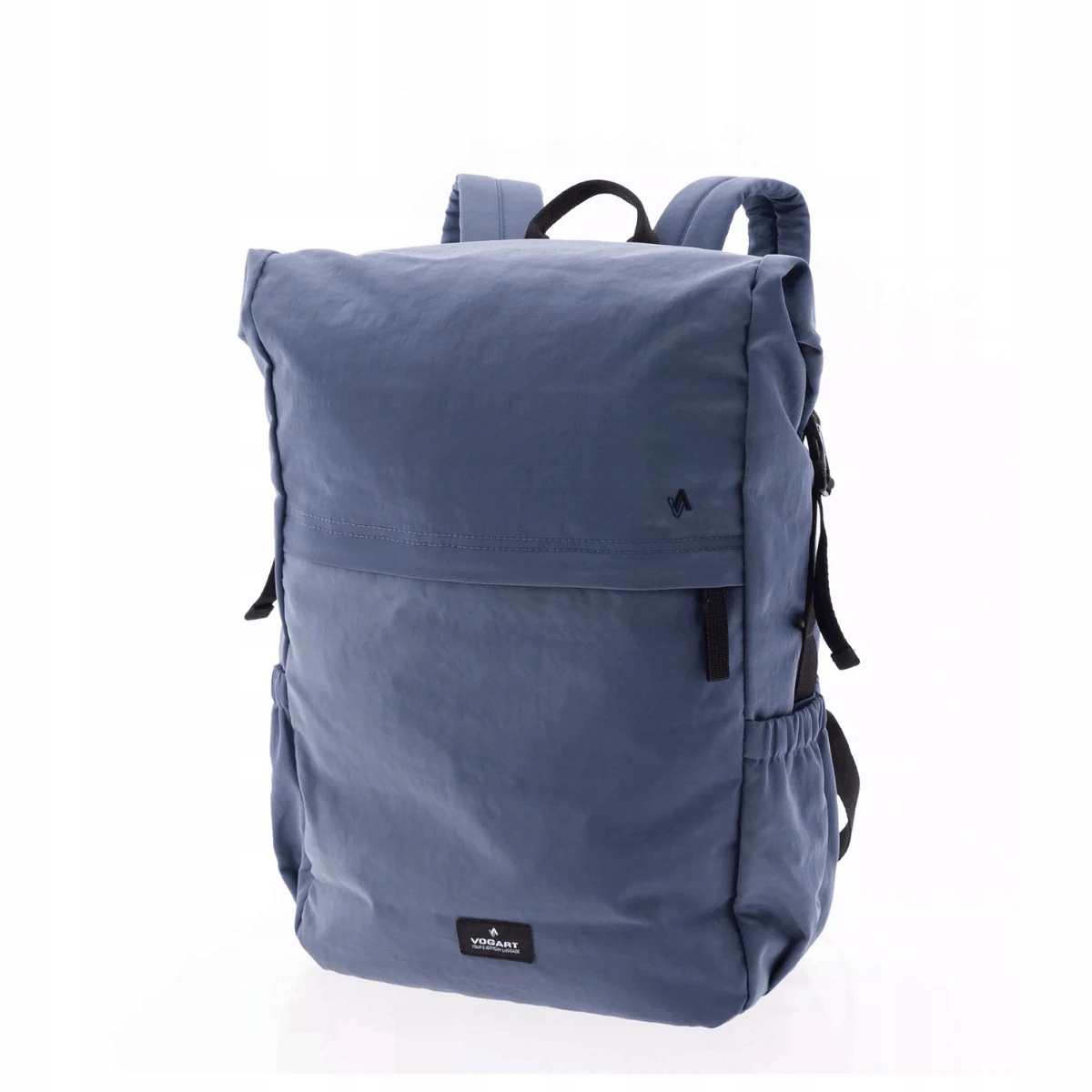 Batoh s klopou a kapsou na notebook 14", světle modrý