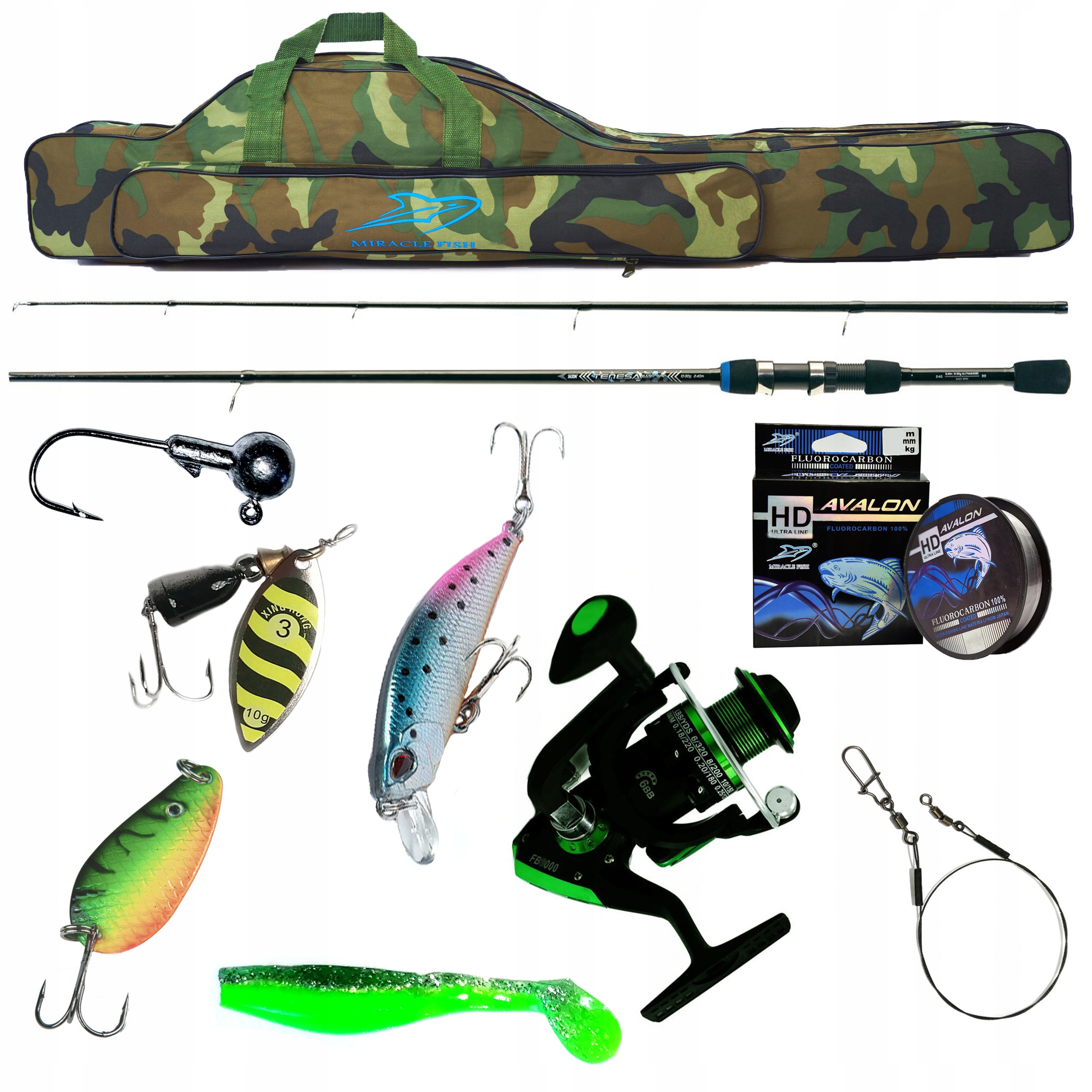 

Zestaw Spinning Jaxon Kołowroetek Szczupak Pokrow