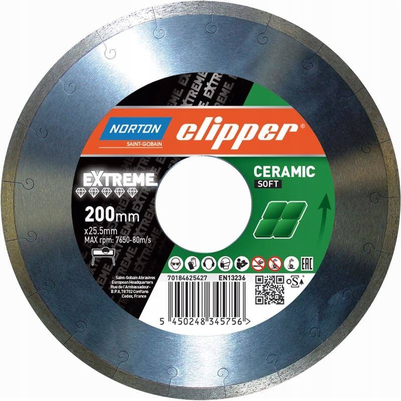 

Tarcza Diament 200x25,4mm Ceramic Soft H9 Norton