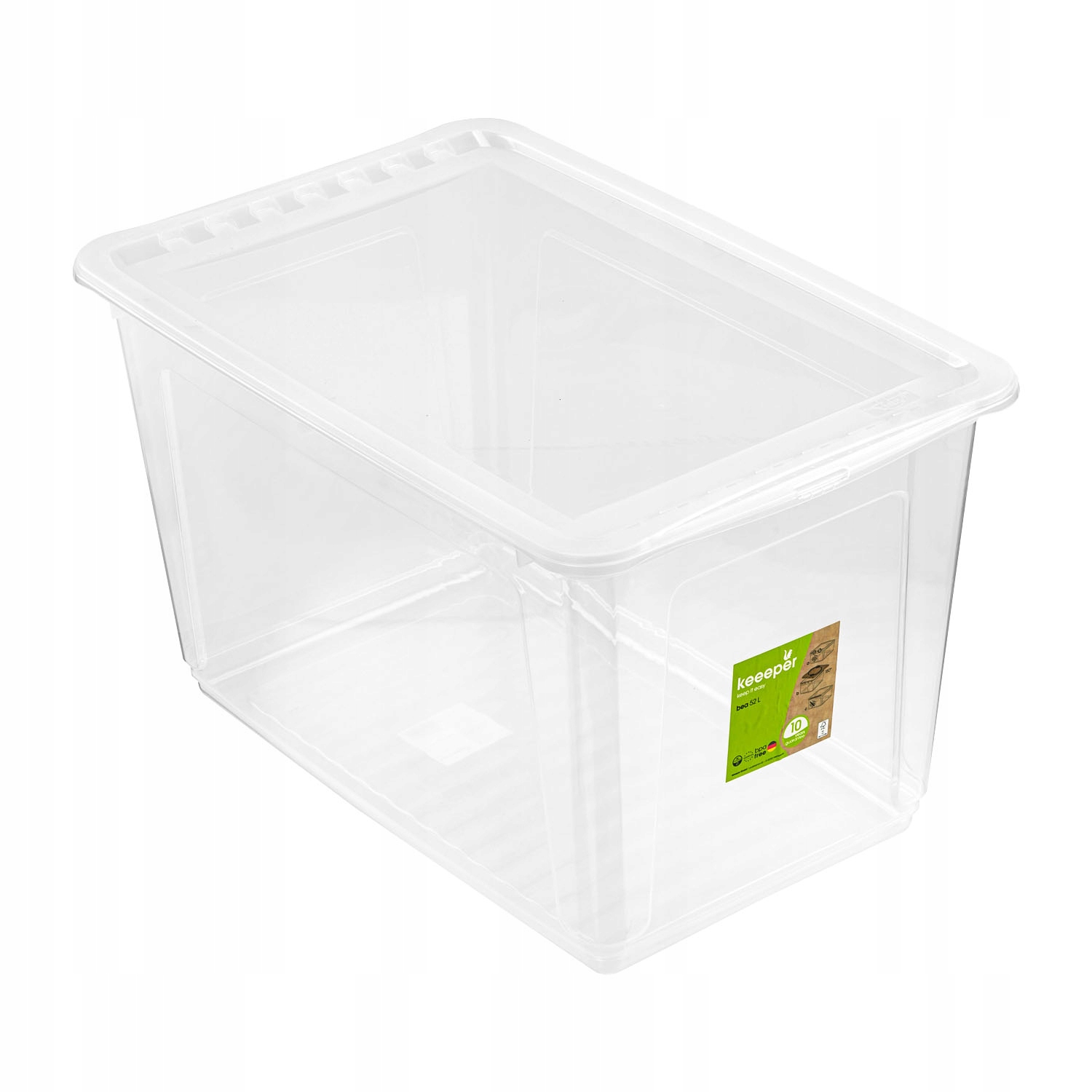 

Pojemnik przechowywania Clearbox 52l transparent