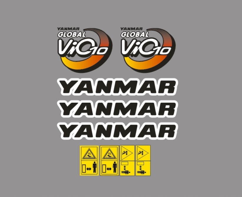 Samolepky Yanmar Vio 10