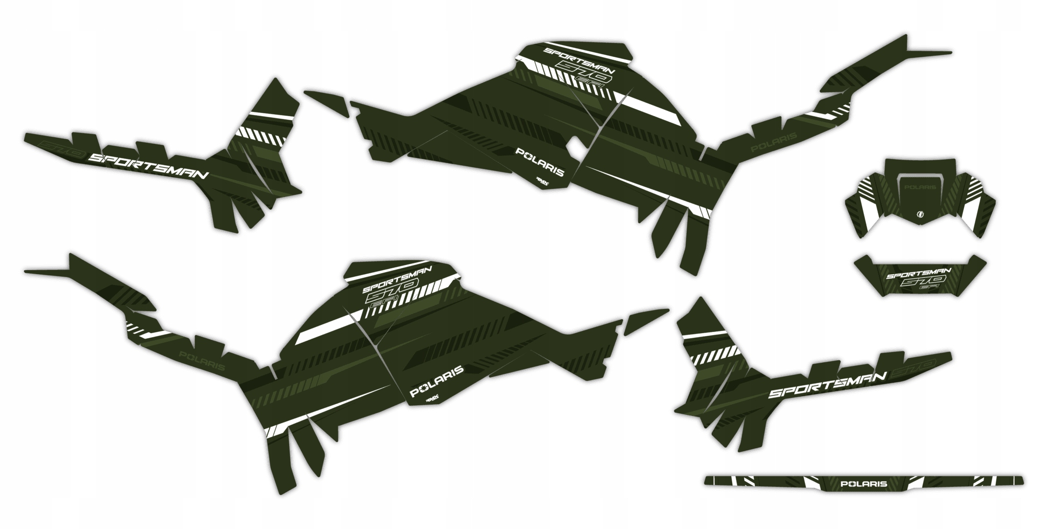 Dýha Samolepky Polaris Sportsman Touring 570 2025+ #7074788