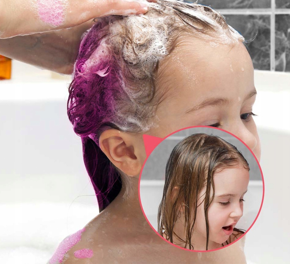 ZESTAW FARB DLA DZIECI DO MALOWANIA WŁOSÓW 5x KOLOR Prezent Dziecka Święta Marka Pozostałe