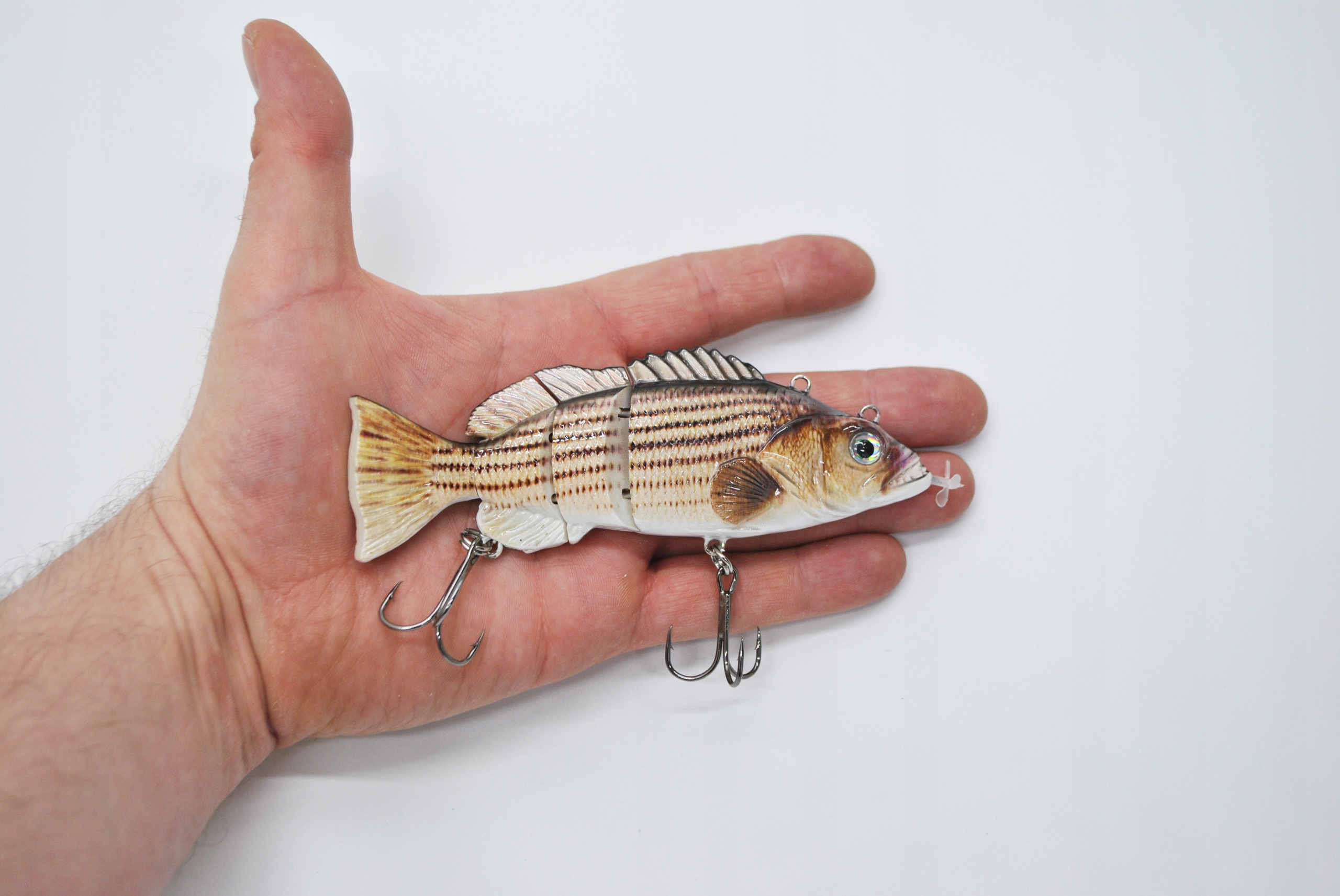 ELEKTRYCZNY ŻYWIEC PRZYNĘTA WĘDKARSKA SZCZUPAK 03 Długość 13 cm