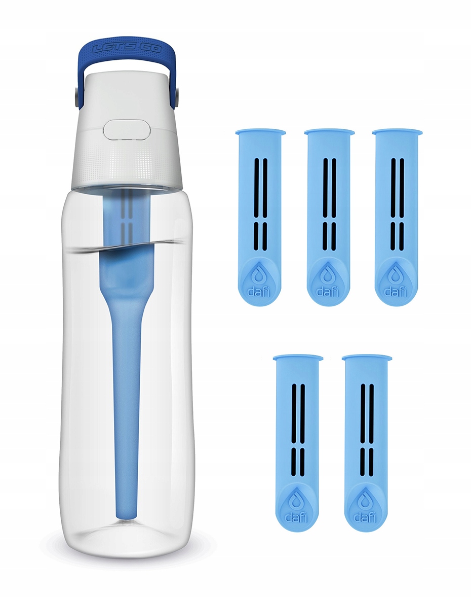 

Butelka filtrująca Dafi Solid 0,7l +6 szafirowa