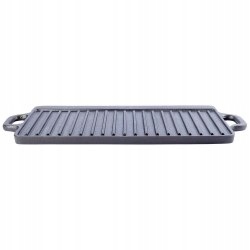 Płyta GRILLOWA żeliwna patelnia dwustronna 45,5x23 Długość 45.5 cm