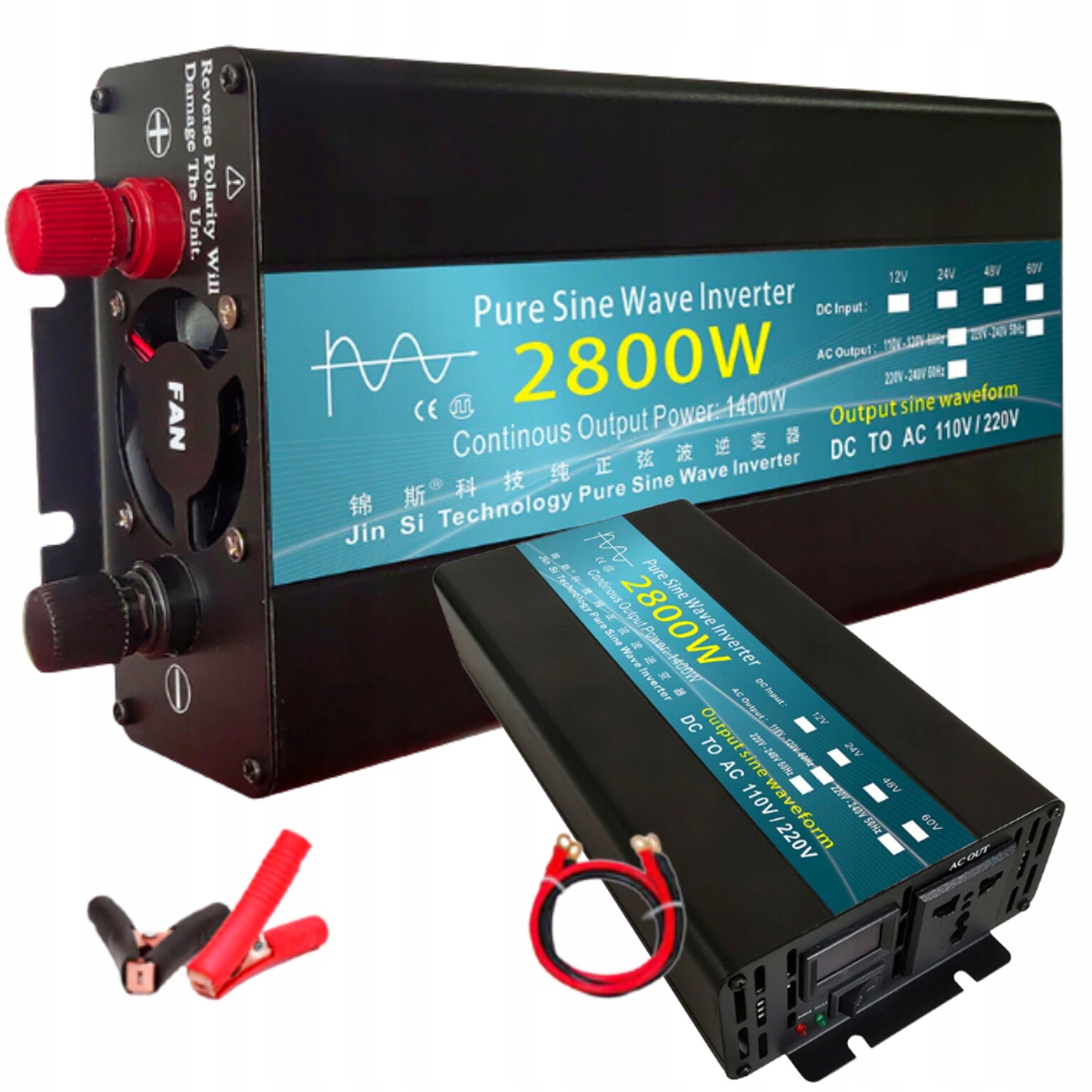 

Przetwornica Samochodowa Prąd 12V 230V Sinus 2800W