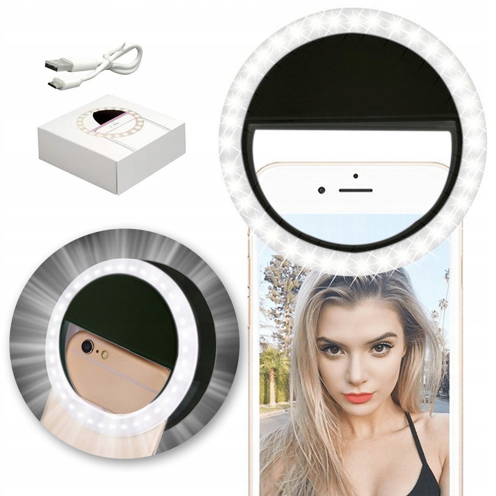 

Lampa Led Do Zdjęć Selfie Pierścieniowa Na Telefon