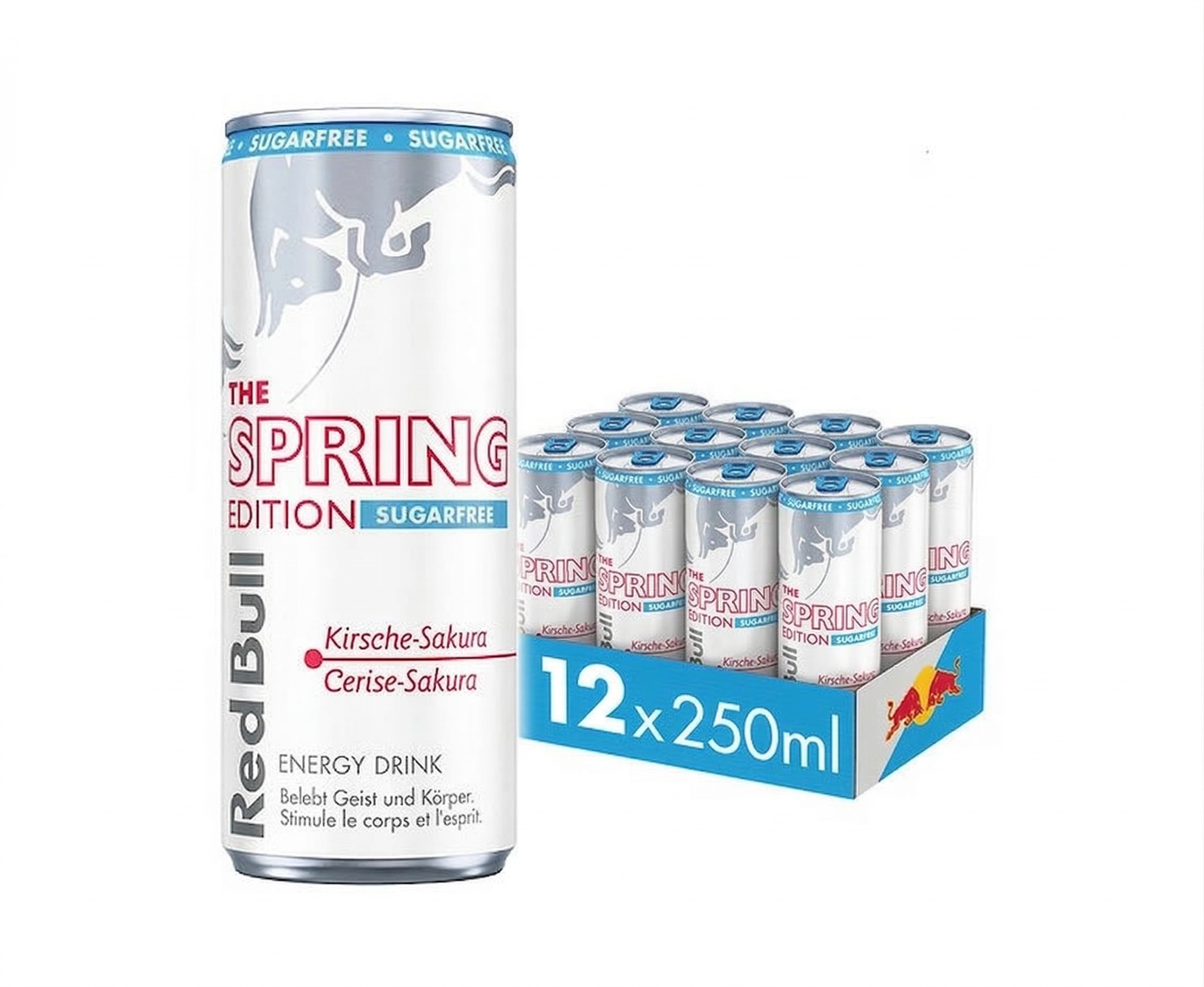 Levně Red Bull Energitický nápoj Spring Edition Cherry Sakura Zero 12 x 250ml