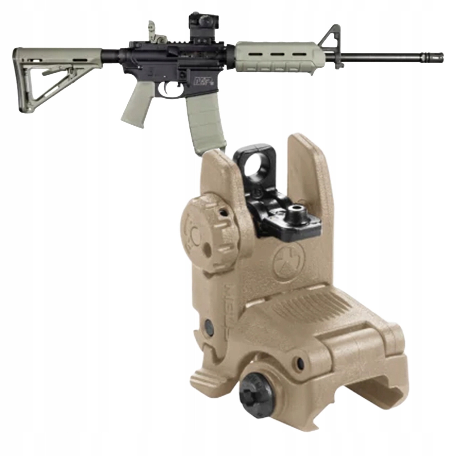 Celownik Przeziernikowy Picatinny Mbus MAG248 Fde Magpul Usa