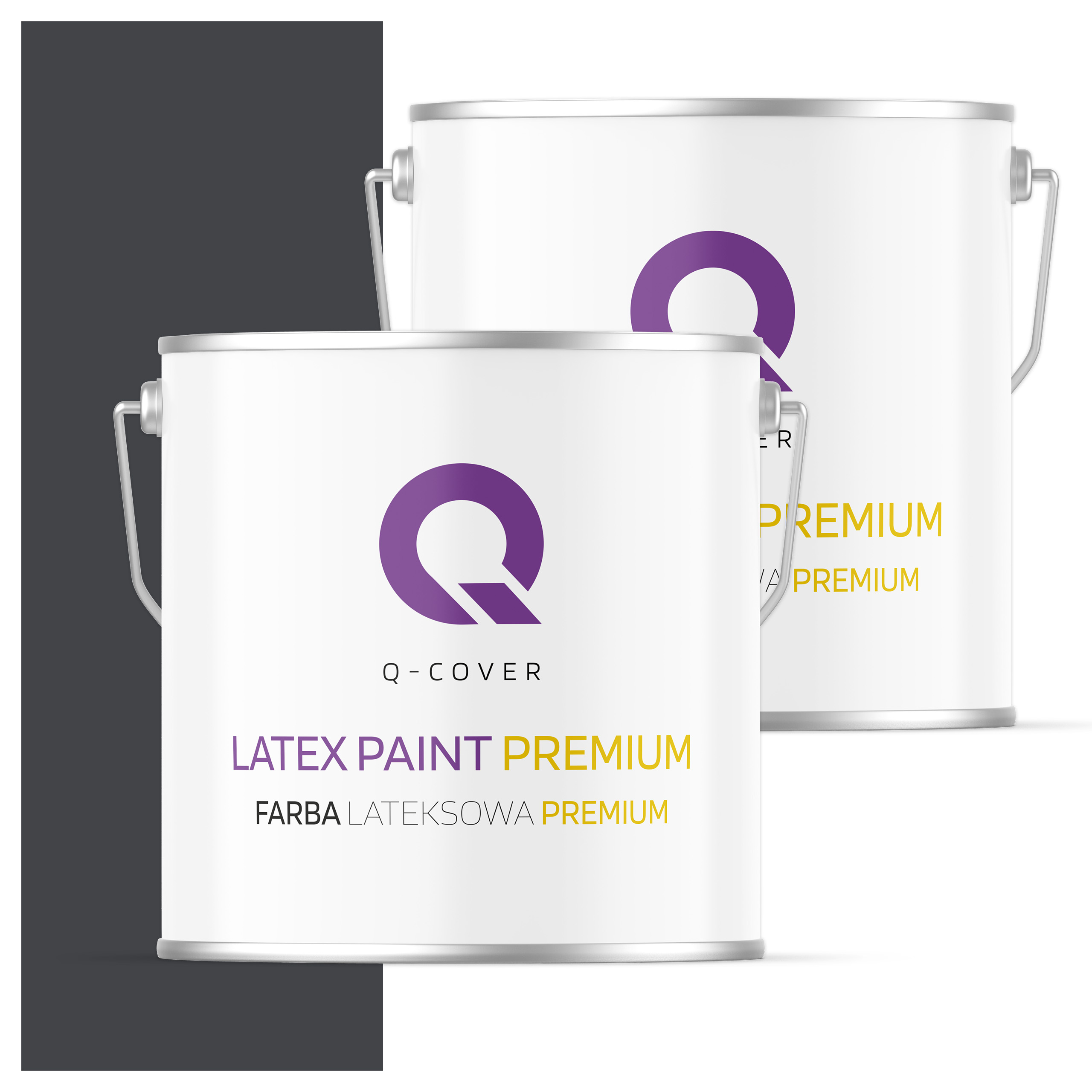 Umývateľná farba na steny stropov 5L Hlboká matná čierna H0907