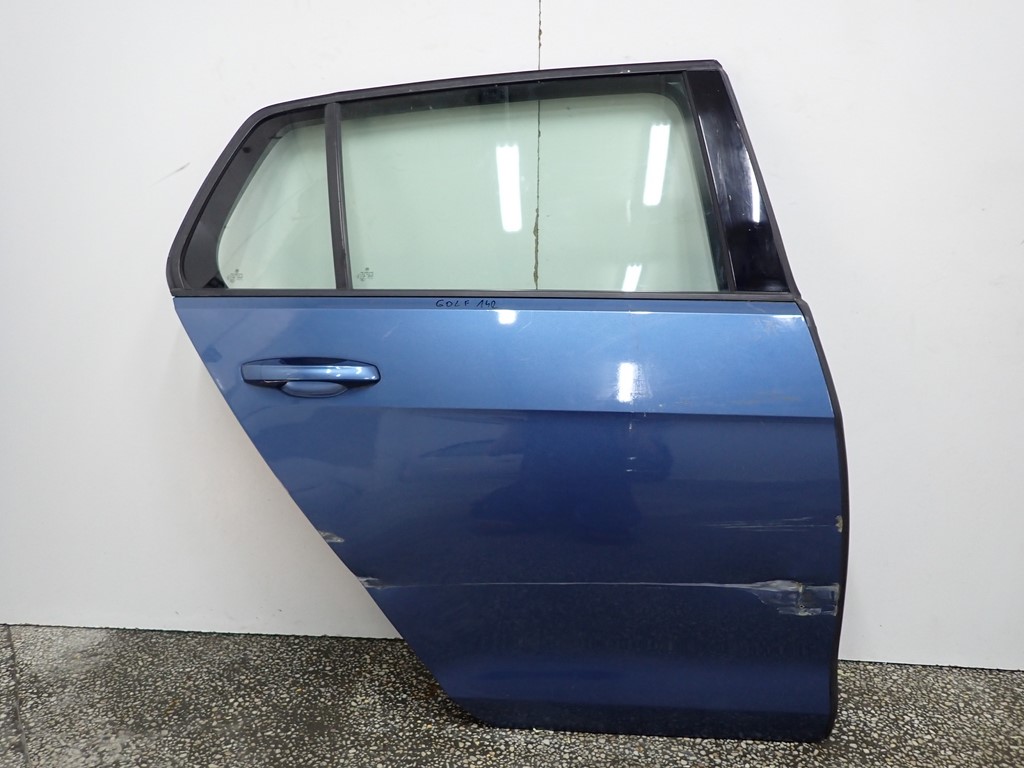 DRZWI PRAWY TYŁ TYLNE KOMPLETNE VW GOLF VII HB 14R