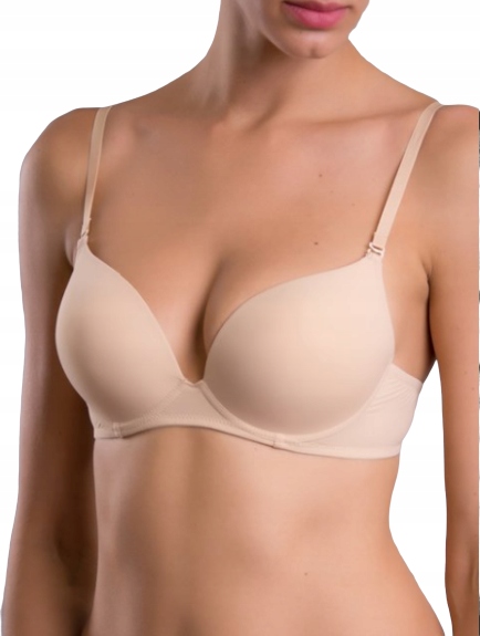 

Biustonosz beż 75B Acousma push-up gładki 34/75