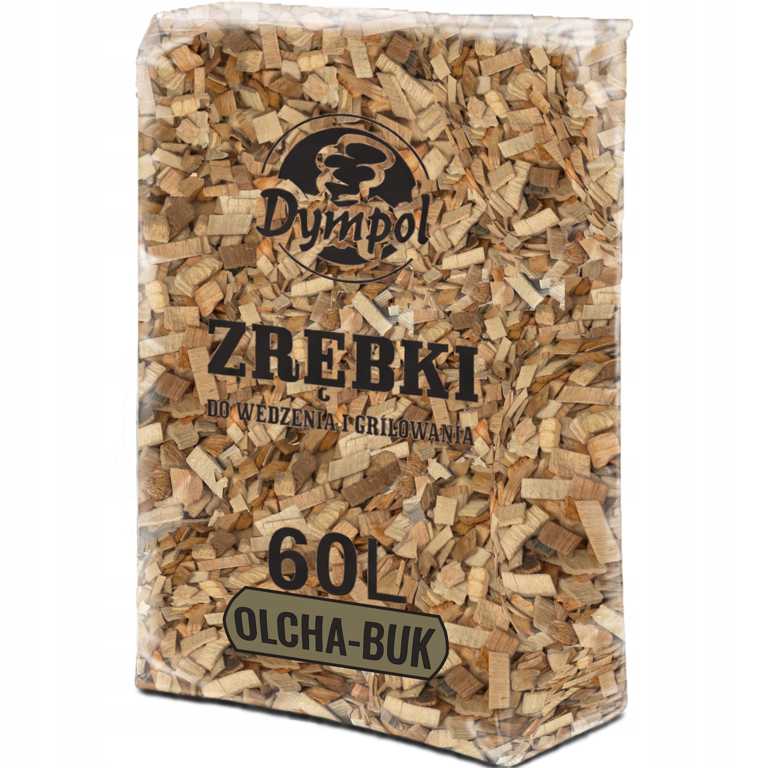 Štěpky Na Uzení Olcha-buk KL10 15KG 60L Pro Grilovací Udírnu Bbq Dympol