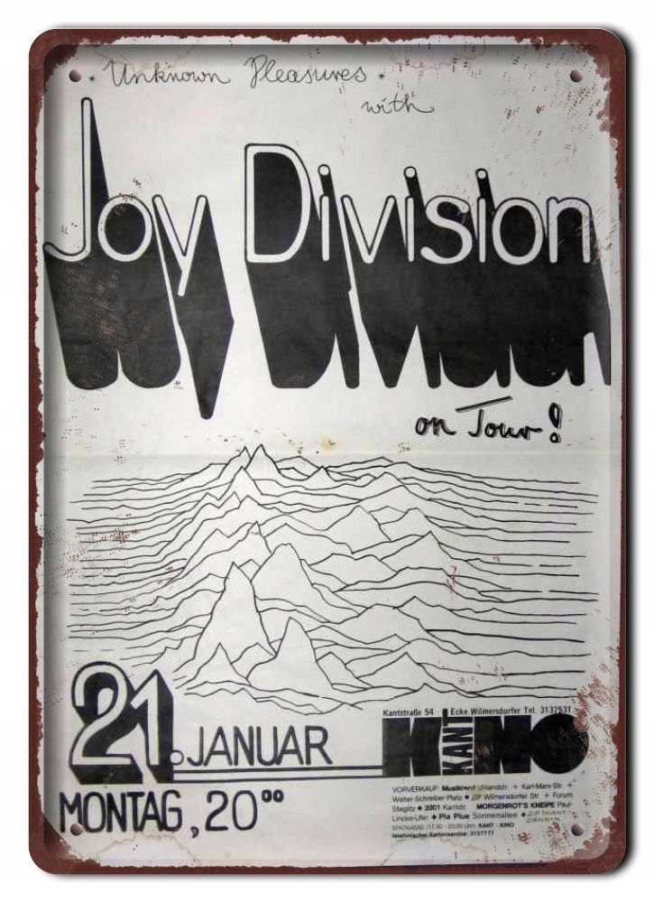 Rock Plakat Metalowy Szyld Obrazek Retro #10779
