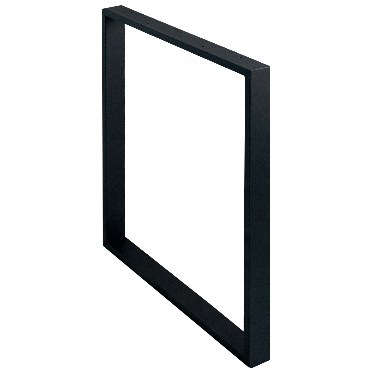 Noga metalowa do stołu, biurka, blatu loft minimal czarna 60x72 profil 6x2