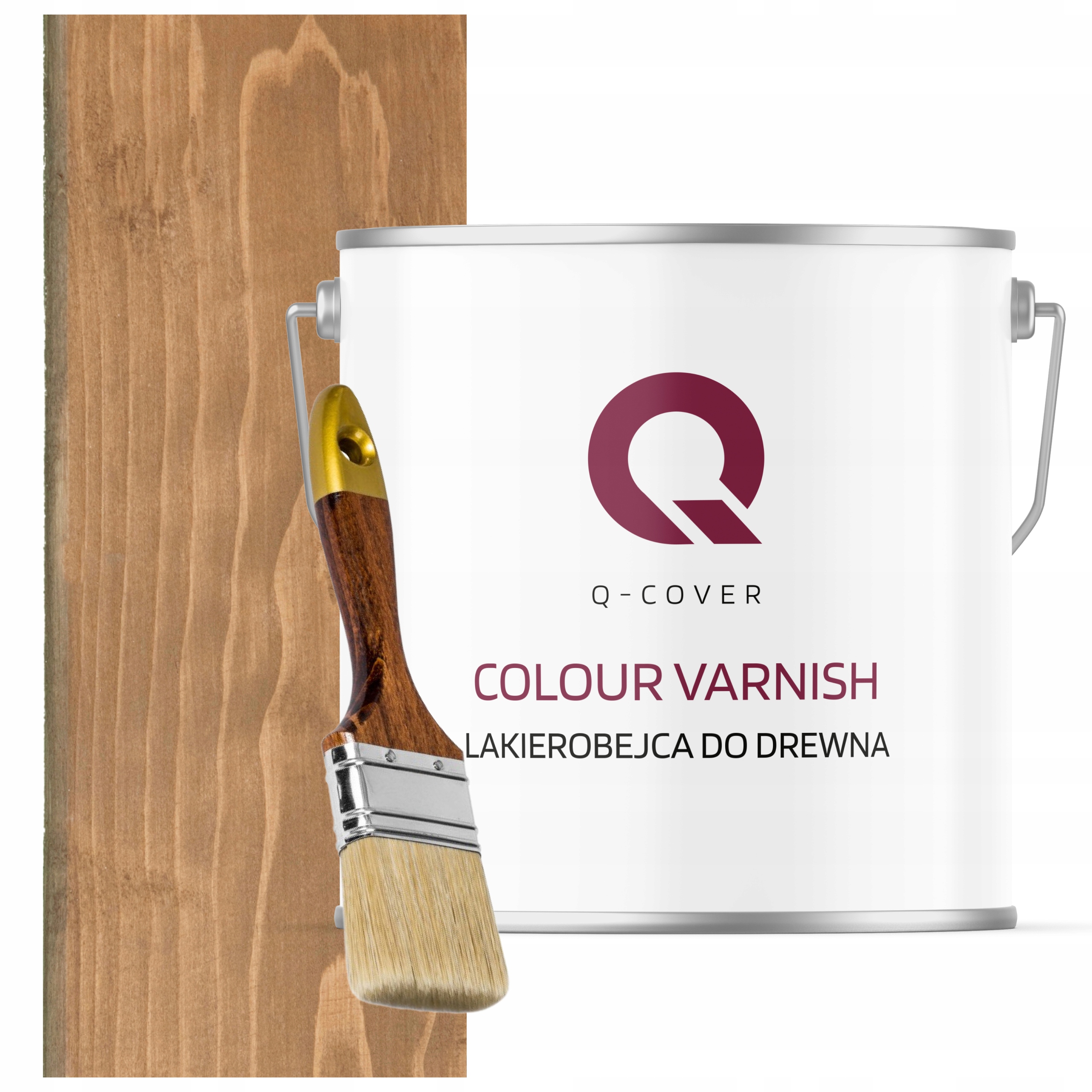 Lakovník Na Dřevěné Prvky Uv 3V1 Irchový Béžový Polomat 5L Dárek