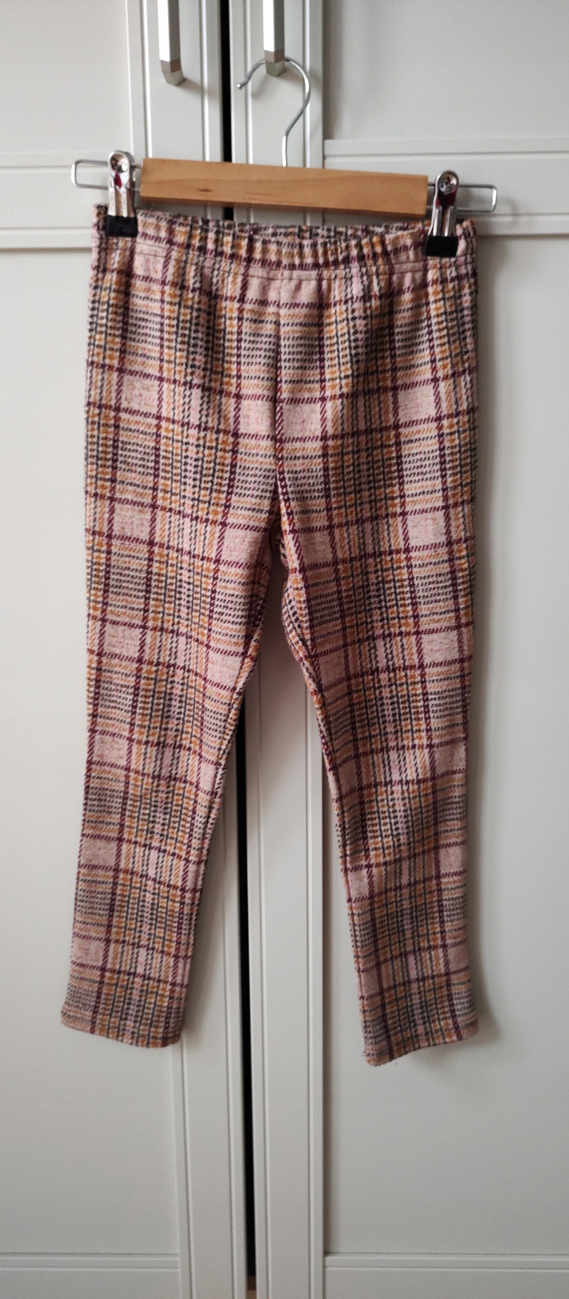 Next legginsy ciepłe kratka r. 122 Marka next