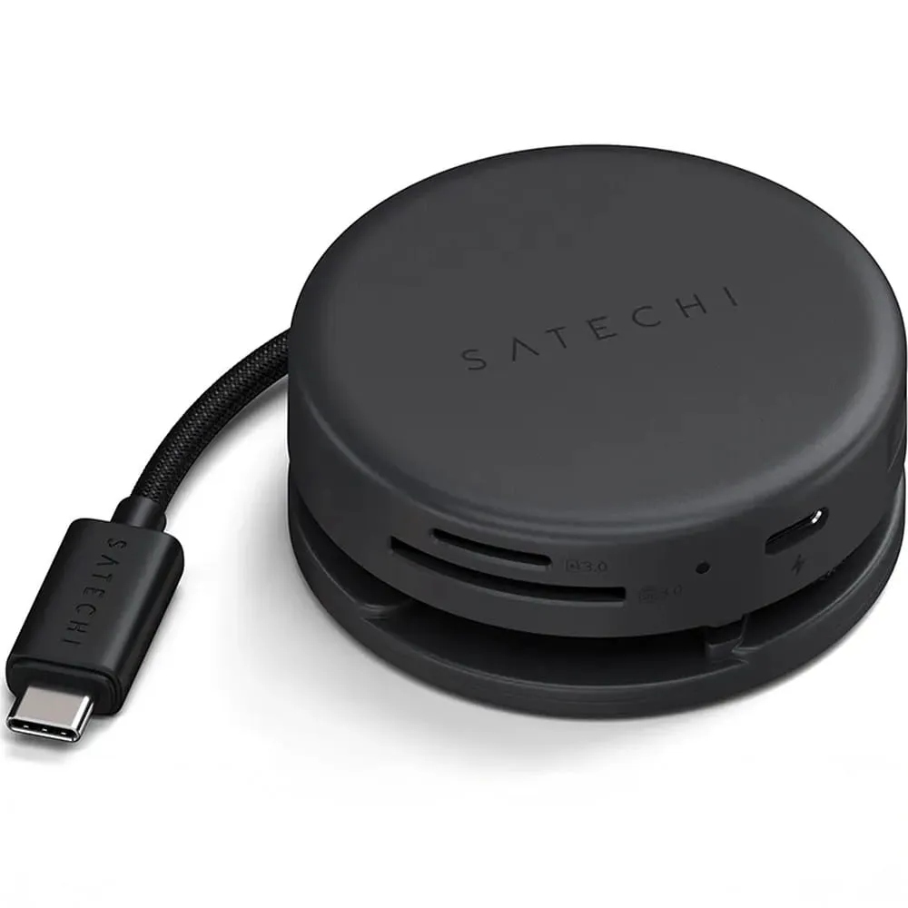 Adaptér Hub 7v1 Usb C Satechi Multiport ST-POTG7C černý