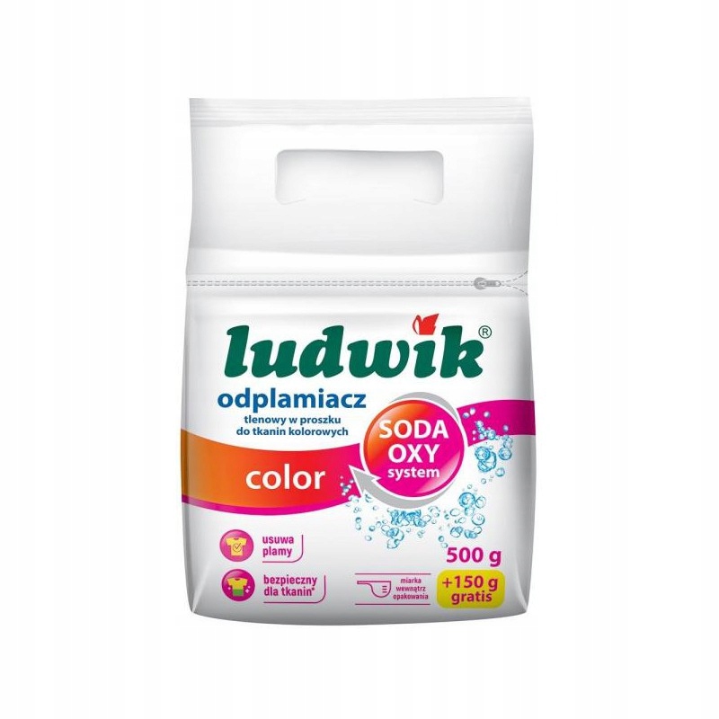 

Ludwik Odplamiacz Tlenowy W proszku Color 650g