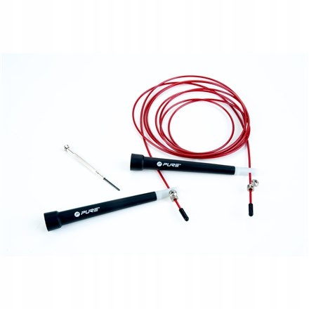 Pure2Improve SpeedRope 285 cm Black/Red, PP (Polyp