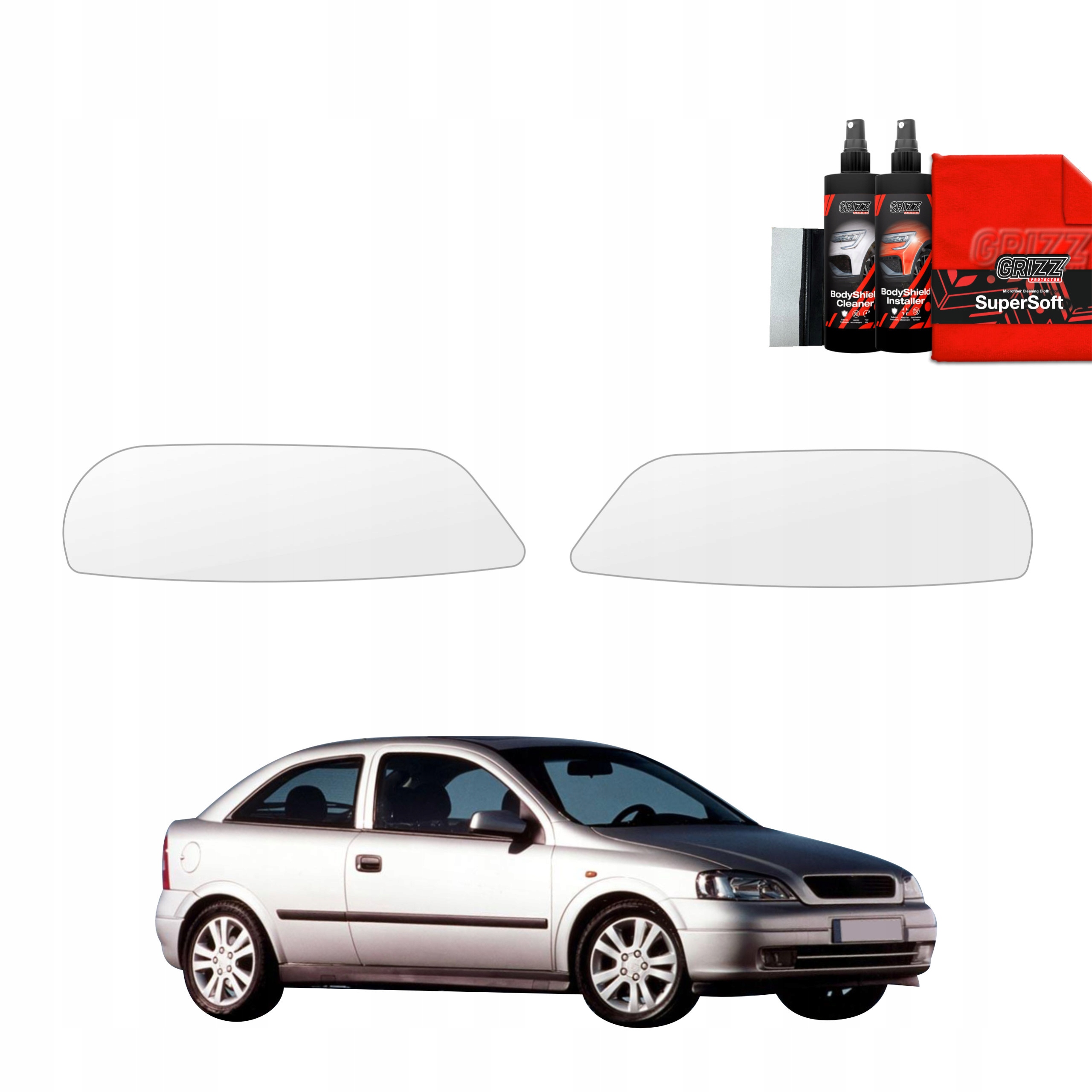 2v1 Fólie na světlomety pro Opel Astra G Hatchback 3D (1998-2009)
