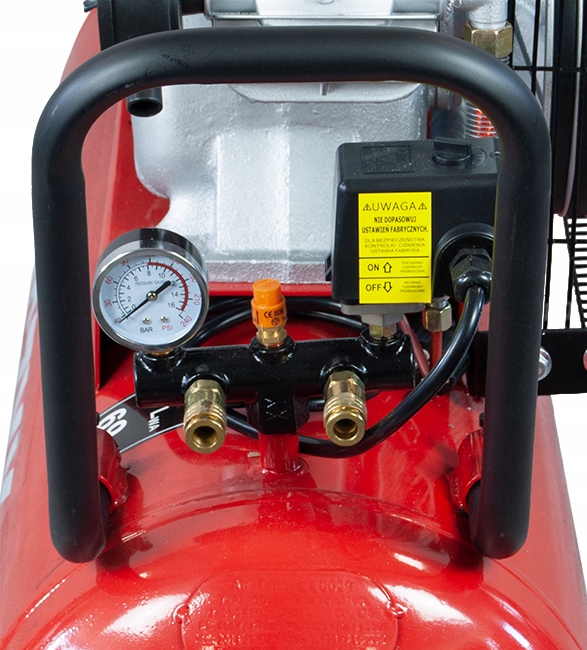 Kompresor Tłokowy Sprężarka Kupczyk 100 litrów KKT 500/100 Wydajność 500l/m Moc (kW) 3 kW