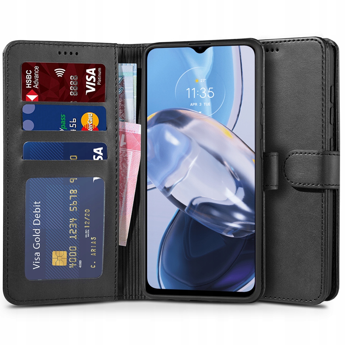 

Składane Etui Case Cover Portfel Do Moto E22 E22i