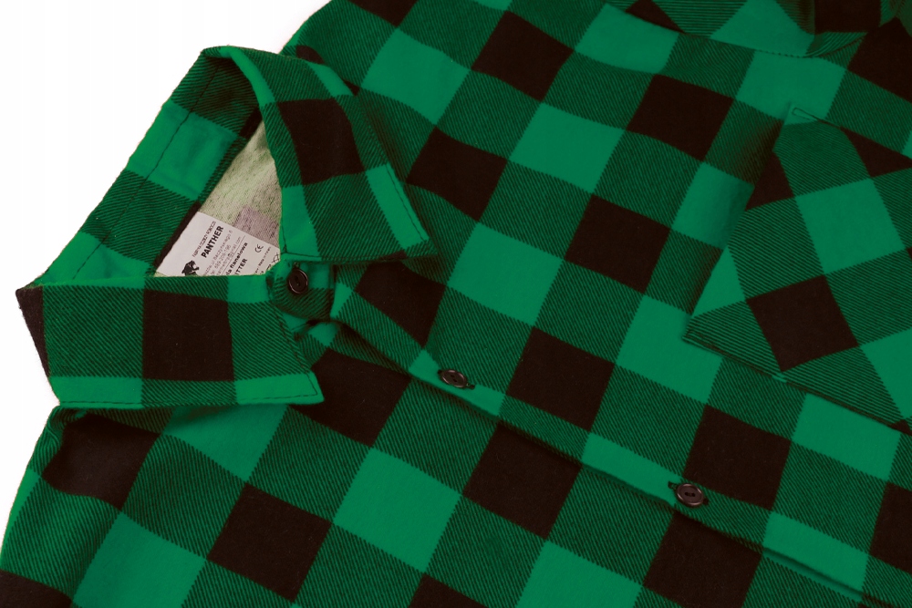 KOSZULA FLANELOWA ROBOCZA ZIELONA KRATA 3XL Marka inna