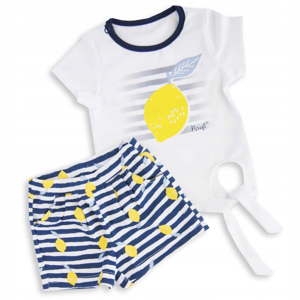 

Letni komplet koszulka i spodenki cytrynka 92