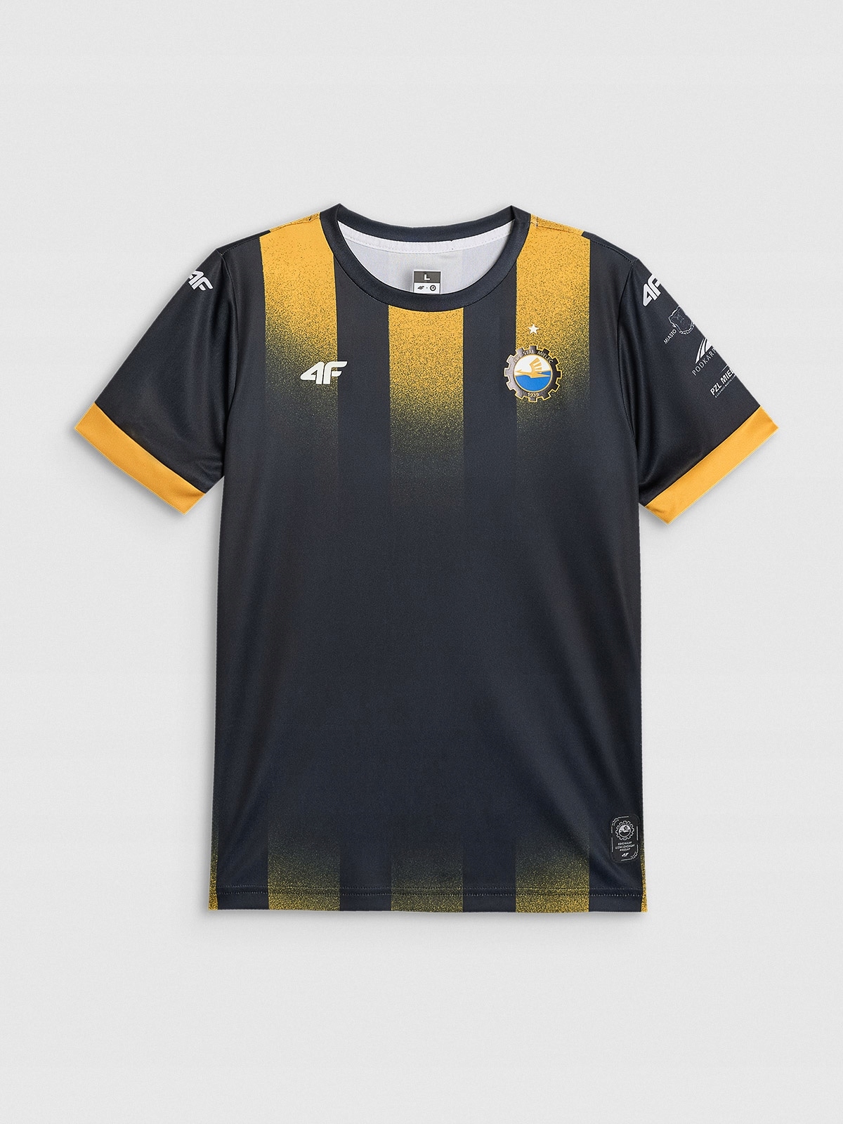 Tričko 4F Bavlněné pohodlné pánské tričko Černá 3XL