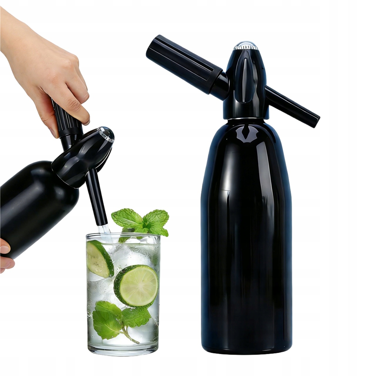 Saturator Quick Soda Czarny 1l