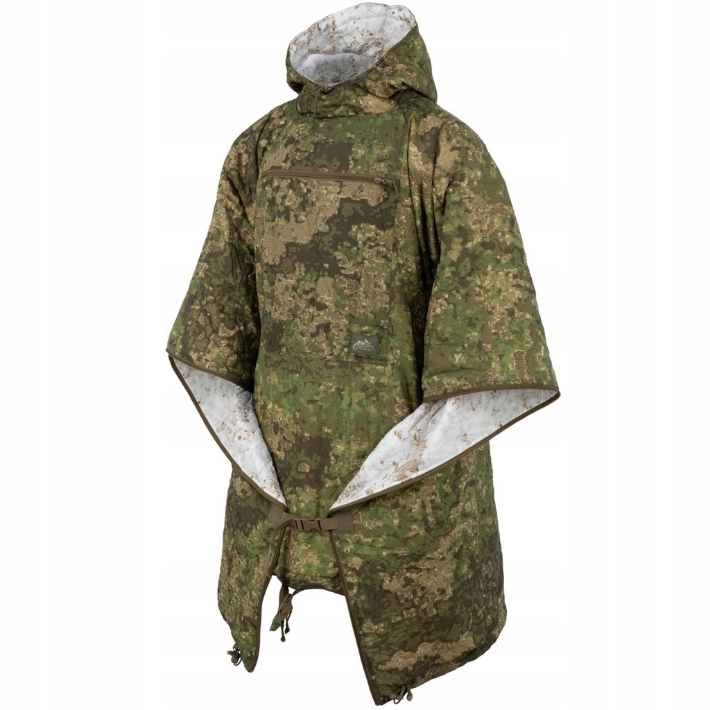 Oboustranné pončo Helikon-Tex Swagman Roll s funkcí spacího pytle WildWood